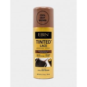 Spray teinté pour perruque invisible brun foncé froid TINTED LACE 80ml