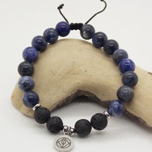 Bracelet SODALITE pour courage & stabilité émotionnelle