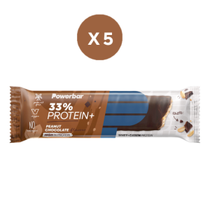 5 Barres 33% Protein+ POWERBAR – 90g