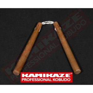 Nunchaku KAMIKAZE PROFESSIONAL KOBUDO rond en bois de chêne, Prix : 60,00 euros