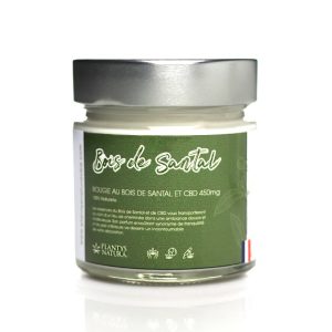 Bougie bois de santal & CBD